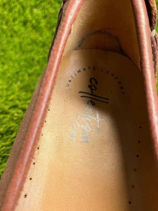 Clarks Ashmont Way Mens Size 11 Brown Casual Classic Leather Sip On Loafer Shoes main image 4